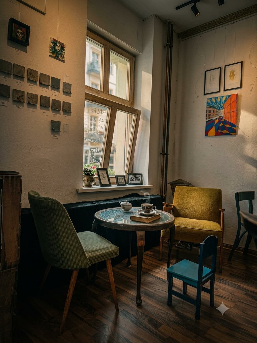 The window seat, before opening